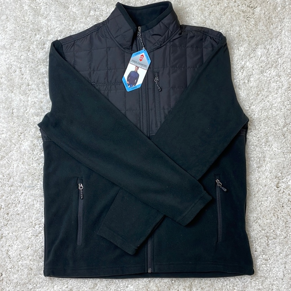 Free Country overlay fleece jacket.